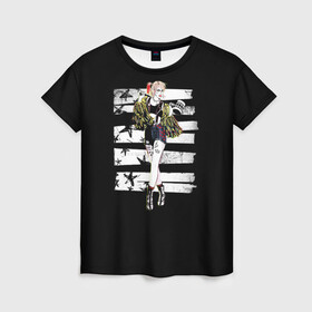 Женская футболка 3D с принтом Harley Quinn , 100% полиэфир ( синтетическое хлопкоподобное полотно) | прямой крой, круглый вырез горловины, длина до линии бедер | birds of prey | harley quinn | марго робби | потрясающая история харли квин | харли квин | хищные птицы