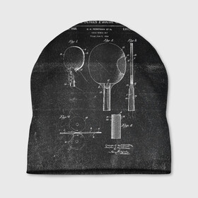 Шапка 3D с принтом  настольный теннис , 100% полиэстер | универсальный размер, печать по всей поверхности изделия | Тематика изображения на принте: ping pong | настольный теннис | пинг понг | спорт | теннис