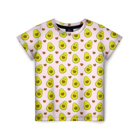 Детская футболка 3D с принтом АВОКАДО , 100% гипоаллергенный полиэфир | прямой крой, круглый вырез горловины, длина до линии бедер, чуть спущенное плечо, ткань немного тянется | avocado | character | cute pictures | exotic | fruit | nut | vegan | vegetables | vegetarian | авокадо | веган | вегетарианец | милые картинки | овощи | орех | персонаж | фрукты | экзотика
