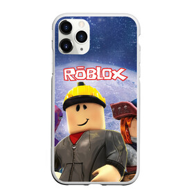 Чехол для iPhone 11 Pro матовый с принтом ROBLOX , Силикон |  | game | gamer | logo | minecraft | roblox | simulator | игра | конструктор | лого | майнкрафт | симулятор | строительство | фигура