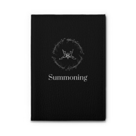 Обложка для автодокументов с принтом Summoning , натуральная кожа |  размер 19,9*13 см; внутри 4 больших “конверта” для документов и один маленький отдел — туда идеально встанут права | blackmetal | атмосферный | властелин колец | дарк эмбиент | михаэль «силениус» грегор | рихард «протектор» ледерер