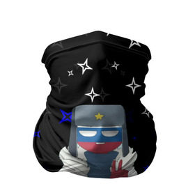 Бандана-труба 3D с принтом CountryHumans. , 100% полиэстер, ткань с особыми свойствами — Activecool | плотность 150‒180 г/м2; хорошо тянется, но сохраняет форму | Тематика изображения на принте: country | countryhumans | америка | дружба народов | контрихуменс | патриотизм | персонажи | родина | россия | страна | страна людей | сша | талерантность