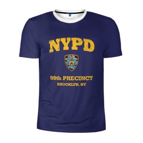Мужская футболка 3D спортивная с принтом Бруклин 9-9 департамент NYPD , 100% полиэстер с улучшенными характеристиками | приталенный силуэт, круглая горловина, широкие плечи, сужается к линии бедра | 99 | brooklyn 99 | police | бруклин | бруклин 9 9 | девять девять | департамент | джейк | джеффордс | значок | логотип | нью йорк | перальта | сериал | терри | чарльз бойл