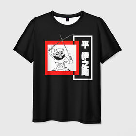 Мужская футболка 3D с принтом Demon Slayer Иноске , 100% полиэфир | прямой крой, круглый вырез горловины, длина до линии бедер | demon hunter | demon slayer | inosuke hashibira | kimetsu no yaiba | иноске хашибира | клинок | клинок рассекающий демонов | рассекающий демонов