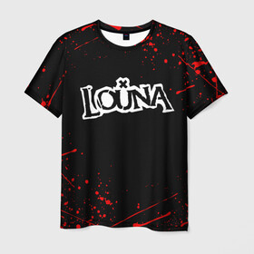 Мужская футболка 3D с принтом LOUNA , 100% полиэфир | прямой крой, круглый вырез горловины, длина до линии бедер | louna | tracktor bowling | альтернативный метал | альтернативный рок | гранж | лу | луна | ню метал | панк рок | хард рок