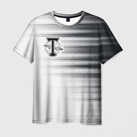 Мужская футболка 3D с принтом Торпедо , 100% полиэфир | прямой крой, круглый вырез горловины, длина до линии бедер | Тематика изображения на принте: белое | пфл | рфпл | торпедо | форма | футбол | чёрное