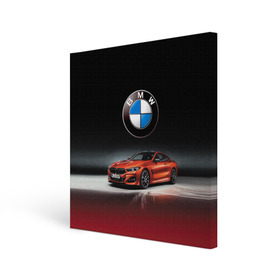 Холст квадратный с принтом BMW , 100% ПВХ |  | Тематика изображения на принте: bmw | car | germany | prestige | red | автомобиль | бмв | германия | красный | престиж