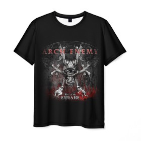Мужская футболка 3D с принтом Arch Enemy 25 , 100% полиэфир | прямой крой, круглый вырез горловины, длина до линии бедер | 