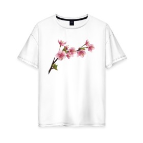 Женская футболка хлопок Oversize с принтом Весна 2020. , 100% хлопок | свободный крой, круглый ворот, спущенный рукав, длина до линии бедер
 | весенние картинки | весна | весна 2020 | зелнь | прекрасное время года | прикольные картинки | природа | птицы | тюльпаны | цветы