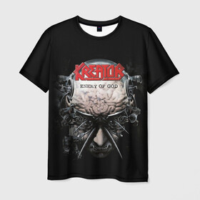 Мужская футболка 3D с принтом Kreator 3 , 100% полиэфир | прямой крой, круглый вырез горловины, длина до линии бедер | creator | kreator | metal | thrash | креатор | криатор | метал | треш