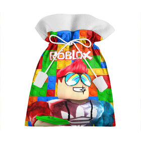 Подарочный 3D мешок с принтом ROBLOX [3] , 100% полиэстер | Размер: 29*39 см | box | lego | minecraft | roblox | роблокс