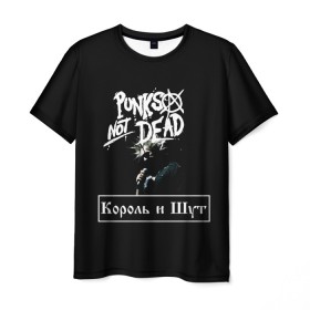 Мужская футболка 3D с принтом КИШ , 100% полиэфир | прямой крой, круглый вырез горловины, длина до линии бедер | punks not dead | анархия | горшок | киш | король и шут | музыка | панк | панки не умирают | рок | рокер | русский рок