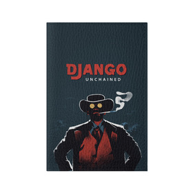 Обложка для паспорта матовая кожа с принтом Django , натуральная матовая кожа | размер 19,3 х 13,7 см; прозрачные пластиковые крепления | django | tarantino | джанго | джанго освобожденный | тарантино