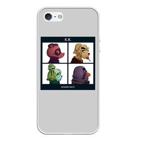 Чехол для iPhone 5/5S матовый с принтом Animal Crossing , Силикон | Область печати: задняя сторона чехла, без боковых панелей | animal crossing | game | gorillaz | new horizons | nintendo | горилаз | животные | игра | нинтендо