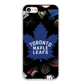 Чехол для iPhone 5/5S матовый с принтом Toronto Maple Leafs (Z) , Силикон | Область печати: задняя сторона чехла, без боковых панелей | anaheim ducks | arizona coyotes | boston bruins | buffalo sabres | calgary flames | canadiens de montreal | carolina hurricanes | chicago blackhawks | colorado avalanche | columbus blue jackets | dallas stars | detroit red wings | edmonton oil | hockey | 