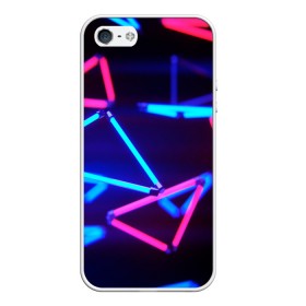 Чехол для iPhone 5/5S матовый с принтом ABSTRACTION NEON , Силикон | Область печати: задняя сторона чехла, без боковых панелей | abstraction | geometry | optic | optical | pattern | visual | абстракция | геометрия | линии | оптические | оптический узор | полосы | психоделика | разводы | текстуры | узор | узоры | фрактал