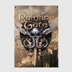 Постер с принтом baldur`s gate 3 , 100% бумага
 | бумага, плотность 150 мг. Матовая, но за счет высокого коэффициента гладкости имеет небольшой блеск и дает на свету блики, но в отличии от глянцевой бумаги не покрыта лаком | baldur s | baldur s gate | baldur s gate 3 | demons | knights | monsters | балдур | демоны | игры | монстры | рыцари