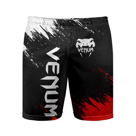 Мужские шорты спортивные с принтом VENUM ,  |  | mma | snake | sports | ufc | venum | venum mma | бокс | борьба | бренд | венум | единоборства | змея | мма | спорт | юфс