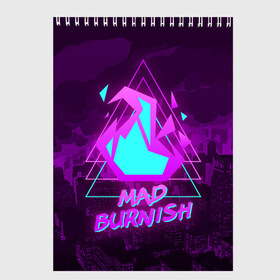 Скетчбук с принтом PROMARE MAD BURNISH , 100% бумага
 | 48 листов, плотность листов — 100 г/м2, плотность картонной обложки — 250 г/м2. Листы скреплены сверху удобной пружинной спиралью | anime | fdpp | fire rеscue | mad burnish | promare | аниме | гало | лио | опалённые | промар