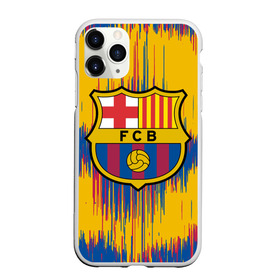 Чехол для iPhone 11 Pro матовый с принтом FC BARCELONA. , Силикон |  | Тематика изображения на принте: barca | barcelona | fc barca | барка | барселона