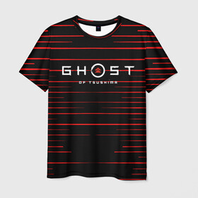 Мужская футболка 3D с принтом Ghost of Tsushim , 100% полиэфир | прямой крой, круглый вырез горловины, длина до линии бедер | ghost of tsushim | бой | монголы | открытый мир | экшен