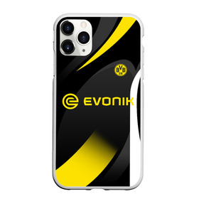 Чехол для iPhone 11 Pro матовый с принтом BORUSSIA DORTMUND , Силикон |  | Тематика изображения на принте: 09 | borussia | borussia dortmund | bvb | bvb 09 | dortmund | fc | football club | sport | боруссия | дортмунд | спортивные | униформа | фирменые цвета | фк | футбольный клуб