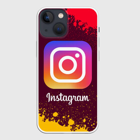 Чехол для iPhone 13 mini с принтом INSTAGRAM   ИНСТАГРАМ ,  |  | Тематика изображения на принте: app | gram | gramm | insta | instagram | instagramm | likee | logo | reels | tik | tiktok | tok | бобина | бобины | грам | грамм | инста | инстаграм | инстаграмм | лайки | лого | логотип | логотипы | приложение | символ | символы | тик | т