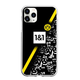 Чехол для iPhone 11 Pro матовый с принтом Dortmund 2020/2021 ФОРМА , Силикон |  | Тематика изображения на принте: 09 | borussia | borussia dortmund | bvb | bvb 09 | dortmund | fc | football club | sport | боруссия | дортмунд | спортивные | униформа | фирменые цвета | фк | футбольный клуб