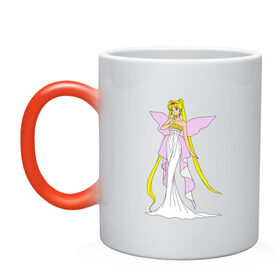 Кружка хамелеон с принтом Sailor Moon/Серенити , керамика | меняет цвет при нагревании, емкость 330 мл | Тематика изображения на принте: bunny | luna | princess | serenity | stars | usagi | wings | ангел | волосы | девушка | детям | звездная | звезды | королева | корона | крылья | луна | любовь | малышка | марс | радуга | сейлор мун | токио | усаги цукино | школьные 