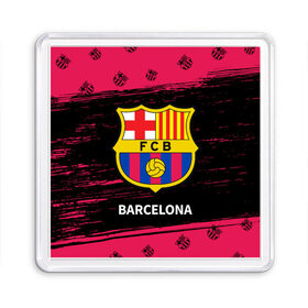 Магнит 55*55 с принтом BARCELONA / БАРСЕЛОНА , Пластик | Размер: 65*65 мм; Размер печати: 55*55 мм | Тематика изображения на принте: barca | barcelona | barsa | barselona | fcb | logo | messi | барса | барселона | знак | клуб | лого | логотип | логотипы | месси | символ | символы | футбол | футбольная | футбольный