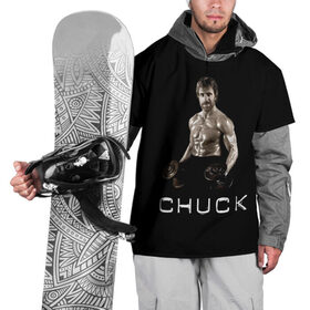 Накидка на куртку 3D с принтом Чак Норис , 100% полиэстер |  | Тематика изображения на принте: chuck | актер | боевые искусства | карате | качалка | качек | силач | спорт | техасский рейнджер | чак норис