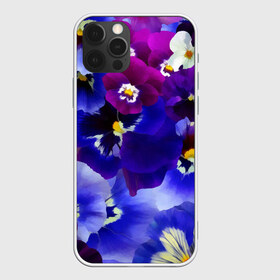 Чехол для iPhone 12 Pro Max с принтом Акварельные Цветы , Силикон |  | Тематика изображения на принте: flower | flowers | акварель | акварельные цветы | краска | краски | незабудка | рисунок | фиалка | фиалки | цветки | цветочки | цветы