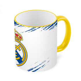 Кружка с принтом REAL MADRID / РЕАЛ МАДРИД , керамика | ёмкость 330 мл | football | logo | madrid | real | realmadrid | sport | клуб | лого | логотип | логотипы | мадрид | реал | реалмадрид | символ | символы | спорт | форма | футбол | футбольная