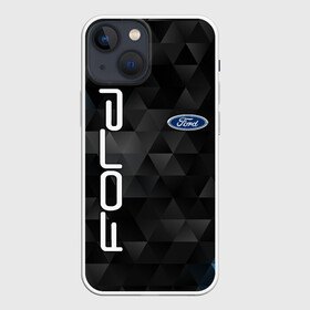 Чехол для iPhone 13 mini с принтом FORD ,  |  | Тематика изображения на принте: ford | авто | автомобиль | логотип | марка | машина | надпись | текстура | форд