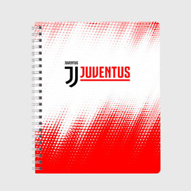 Тетрадь с принтом JUVENTUS / ЮВЕНТУС , 100% бумага | 48 листов, плотность листов — 60 г/м2, плотность картонной обложки — 250 г/м2. Листы скреплены сбоку удобной пружинной спиралью. Уголки страниц и обложки скругленные. Цвет линий — светло-серый
 | Тематика изображения на принте: ball | club | dtynec | foot | football | italy | juventus | logo | ronaldo | sport | team | дибала | италия | клуб | лого | логотип | логотипы | огмутегы | роналдо | сборная | символ | символы | спорт | форма | футбол | футболист | футболисту | 