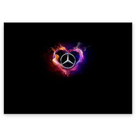 Поздравительная открытка с принтом Mercedes-Benz , 100% бумага | плотность бумаги 280 г/м2, матовая, на обратной стороне линовка и место для марки
 | Тематика изображения на принте: amg | love mercedes | mercedes | mercedes в сердце | mercedes значок | mercedes лого | mercedes марка | амг | бенц | горящее сердце | лого автомобиля | логотип мерседес | люблю мерседес | мерин | мерс | мерседес | мерседес бенз