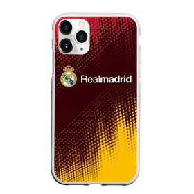 Чехол для iPhone 11 Pro Max матовый с принтом REAL MADRID / РЕАЛ МАДРИД , Силикон |  | Тематика изображения на принте: football | logo | madrid | real | realmadrid | sport | клуб | лого | логотип | логотипы | мадрид | реал | реалмадрид | символ | символы | спорт | форма | футбол | футбольная