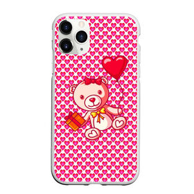 Чехол для iPhone 11 Pro Max матовый с принтом Медвежонок сюрприз , Силикон |  | Тематика изображения на принте: baby | bear | love is | teddy | valentines | бабочка | бантик | валентина | влюбленный | воздушный шарик | девочка | игрушка | лучшая мама | любимая жена | люблю | любовь | малыш | марта | медведь | медвежата | милый