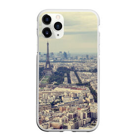 Чехол для iPhone 11 Pro матовый с принтом Париж , Силикон |  | Тематика изображения на принте: город | париж | улицы города | франция | эйфелевая башня