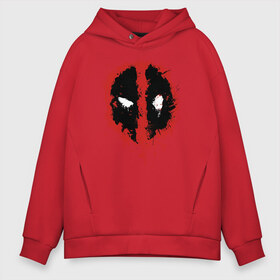 Мужское худи Oversize хлопок с принтом Deadpool logo , френч-терри — 70% хлопок, 30% полиэстер. Мягкий теплый начес внутри —100% хлопок | боковые карманы, эластичные манжеты и нижняя кромка, капюшон на магнитной кнопке | deadpool | logo | marvel | mutant | vdshardan | wade wilson | болтливый наемник | вэйд вилсон | дадпул | дедпул | дэдпул | дэтпул | комиксы | логотип | марвел | мутант | супергерой | уэйд уилсон