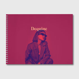 Альбом для рисования с принтом Dequine , 100% бумага
 | матовая бумага, плотность 200 мг. | dequine | vishnya | вишня | данеля садыкова | деквин | декуин | дэквин