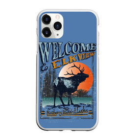 Чехол для iPhone 11 Pro Max матовый с принтом Аляска , Силикон |  | Тематика изображения на принте: аляска | дикая природа | дикие животные. | звери | олени | природа | рога