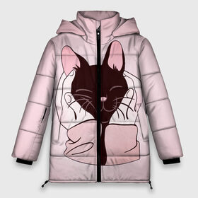 Женская зимняя куртка 3D с принтом Любовь , верх — 100% полиэстер; подкладка — 100% полиэстер; утеплитель — 100% полиэстер | длина ниже бедра, силуэт Оверсайз. Есть воротник-стойка, отстегивающийся капюшон и ветрозащитная планка. 

Боковые карманы с листочкой на кнопках и внутренний карман на молнии | Тематика изображения на принте: cat | cats | heart | i | love | night | sleep | вечер | жарко | зима | кот | котенок | котик | котэ | котяра | котята | кошка | люблю | любовь | нежное | нежный | ночь | сердечко | сердце | сон | спать | тепло | холод | холодно | я