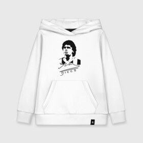 Детская толстовка хлопок с принтом Diego Maradona , 100% хлопок | Круглый горловой вырез, эластичные манжеты, пояс, капюшен | 10 | 1960 | 2020 | argentina | barcelona | diego | football | legend | leo | lionel | maradona | messi | retro | rip | soccer | автограф | аргентина | барселона | бога | диего | легенда | лионель | марадона | месси | мяч | ретро | роспись | р