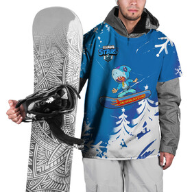 Накидка на куртку 3D с принтом Brawl Stars (Snowboarding) , 100% полиэстер |  | Тематика изображения на принте: brawl | break dance | leon | moba | skateboard | stars | supercell | surfing | игра | коллаборация | коллаж | колоборация | паттерн