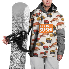 Накидка на куртку 3D с принтом I love sushi Я люблю суши , 100% полиэстер |  | Тематика изображения на принте: japan | japanese | виды суши | гункан | гунканы | икра | красная икра | красная рыба | креветка | лосось | маки | нигири | омлет | паттерн | ролл | роллы | сашими | суси | узор | фастфуд | форель | футомаки
