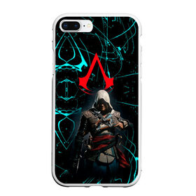 Чехол для iPhone 7Plus/8 Plus матовый с принтом Assassin’s Creed , Силикон | Область печати: задняя сторона чехла, без боковых панелей | action adventure | action rpg | creed | игра | мультиплатформенная | паркур | стелс