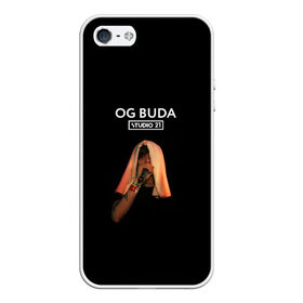 Чехол для iPhone 5/5S матовый с принтом OG Buda , Силикон | Область печати: задняя сторона чехла, без боковых панелей | melon music | og buda | опг сити | русский рэп | рэп | тюмень | хип хоп