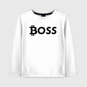 Детский лонгслив хлопок с принтом БИТКОИН ДЕД | BITCOIN BOSS , 100% хлопок | круглый вырез горловины, полуприлегающий силуэт, длина до линии бедер | Тематика изображения на принте: bitcoin | blockchain | btc | cardano | crypto | ethereum | polkadot | tether | xrp | бинанс | биткоин | блокчейн | валюта | деньги | криптовалюта | майнер | майнинг | цифровая валюта | цифровое золото | эфир