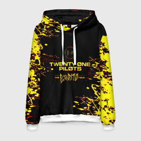 Мужская толстовка 3D с принтом TWENTY ONE PILOTS TOP. , 100% полиэстер | двухслойный капюшон со шнурком для регулировки, мягкие манжеты на рукавах и по низу толстовки, спереди карман-кенгуру с мягким внутренним слоем. | Тематика изображения на принте: 21 pilots | blurryface | fbr | fueled by ramen | fueledbyramen | heathens | heavydirtysoul | josh dun | music | music video | official | stressed out | top | tp | trench | twenty one pilots | twentyonepilots | tyler joseph 